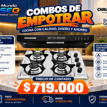 Combo de Extractor y Estufa de Empotrar/5463-CX4000NE