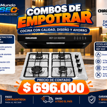 Combo de Extractor y Estufa de Empotrar/5531-CX4000NE