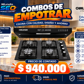 Combo de Extractor y Estufa de Empotrar/6323-CX4000NE