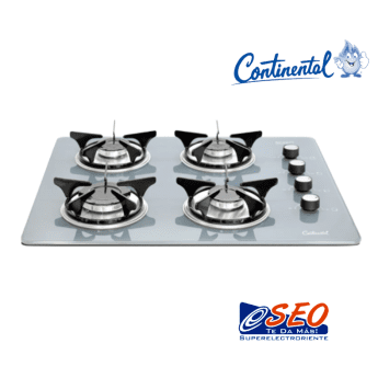 Estufa de Empotrar Vidrio Plateado Continental/6583