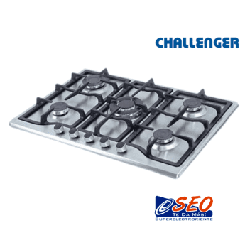 Estufa Challenger en Acero 5 Puestos 76x53Cms/SI 6951 EI