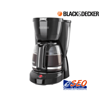 Cafetera Black+Decker Jarra de Vidrio12 Tazas/CM0941B