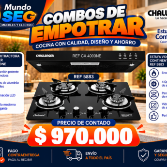Combo de Extractor y Estufa de Empotrar/5883-CX4000NE