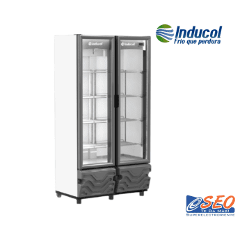Vitrina Vertical de 707Litros Inducol Slim/VV-25DBL1PV