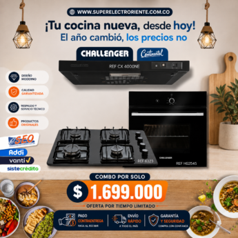 Combo de Extractor+ Estufa de Empotrar+ Horno a Gas/6323-CX4000NE-HG2545