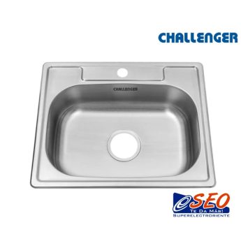 Lavaplatos de Empotrar Challenger Sencillo Acero Inoxidable 53cm/LV 3609