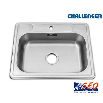 Lavaplatos de Empotrar Challenger Sencillo Acero Inoxidable 62cm/LV 3611