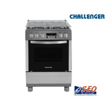Estufa de piso Challenger inox. Display Digital/SI 9465