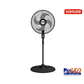 Ventilador SAMURAI Turbo Power Pedestal Negro