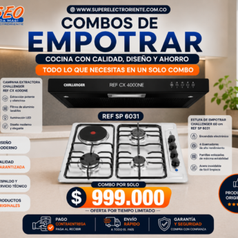 Combo de Extractor y Estufa de Empotrar/Sp 6031-cx4000ne