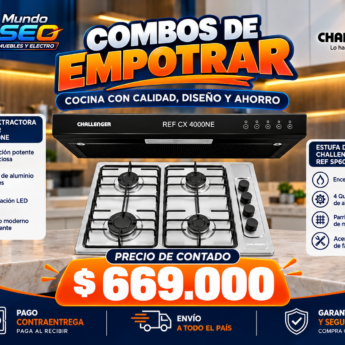 Combo de Extractor y Estufa de Empotrar/Sp 6043-cx4000ne
