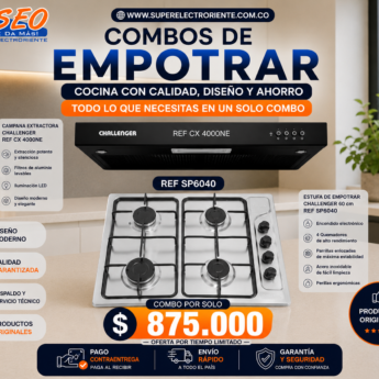 Combo de Extractor y Estufa de Empotrar/Sp 6049-cx4000ne