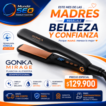 Plancha Alizadora semiprofesional Gonka/Mirage